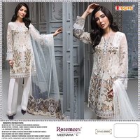 Fepic Rosemeen Meenara Gerogette And Organza Pakistani Style Suit Catalog