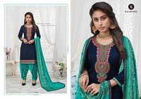 Kalarang Rumi Jam Silk With Embroidery Work Dress Material Catalog