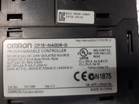 OMRON PROGRAMMABLE CONTROLLER CP1E-N40DR-D