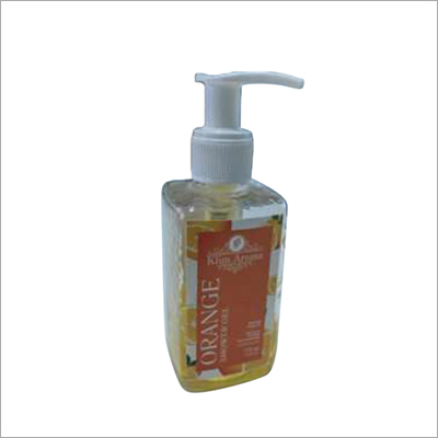 Plain Transparent Orange Shower Gel