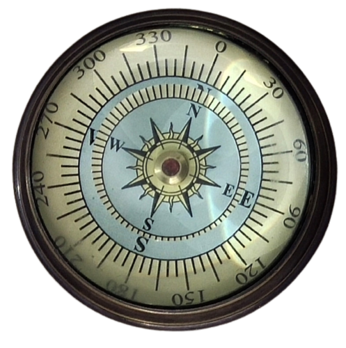 Nautical Paper Weight Compass