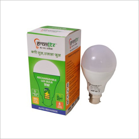 9W AC-DC - Inverter - Rechargeable LED Bulb