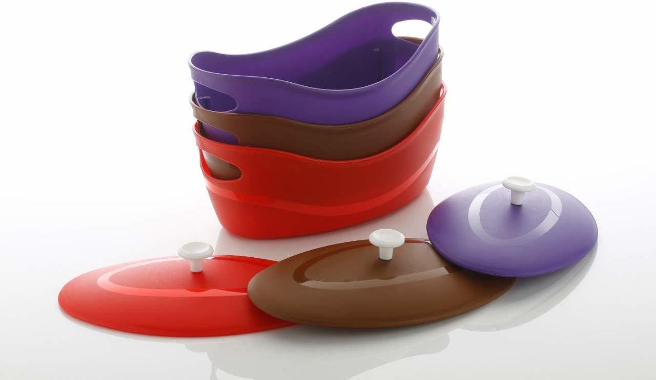 Multipurpose Vegetables and Fruit Plastic Storage Bowl with Cap