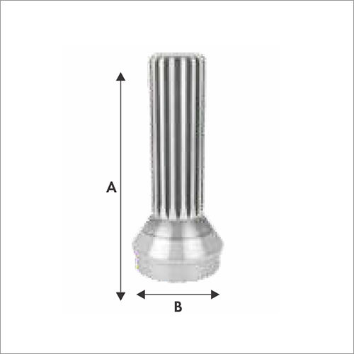 Rear Teeth - Slip Stub Shaft (PTFE Coated)