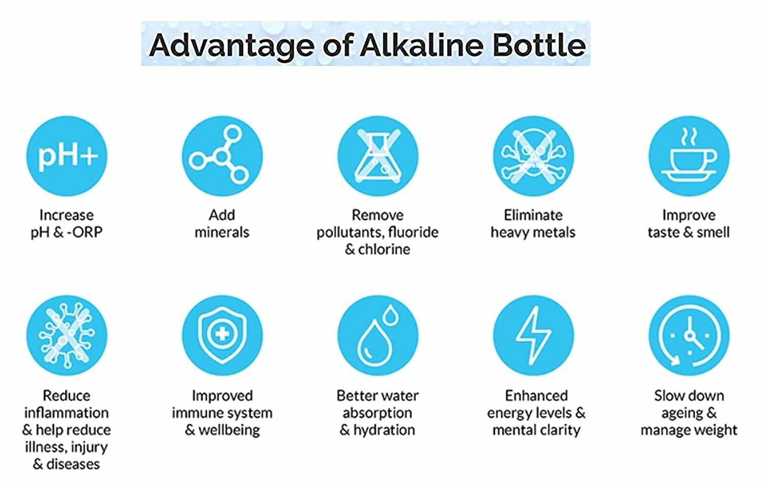 650 ml Alkaline Water Bottle
