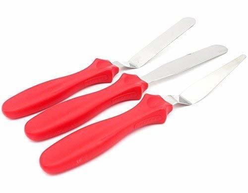 Multi Function Cake Icing Spatula Knife Set of 3 Pieces