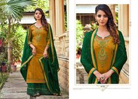 Kessi Safari Vol 3 Jam Silk With Embroidery Work Dress Material Catalog
