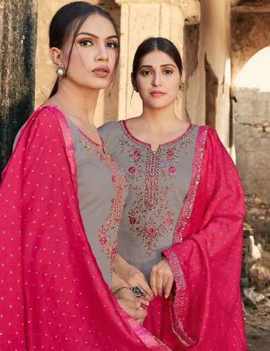 Kessi Lashkara Vol 2 Jam Silk With Embroidery Work Dress Material Catalog