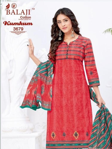 Balaji Cotton Kum Kum Vol 24 Cotton Printed Dress Material Catalog