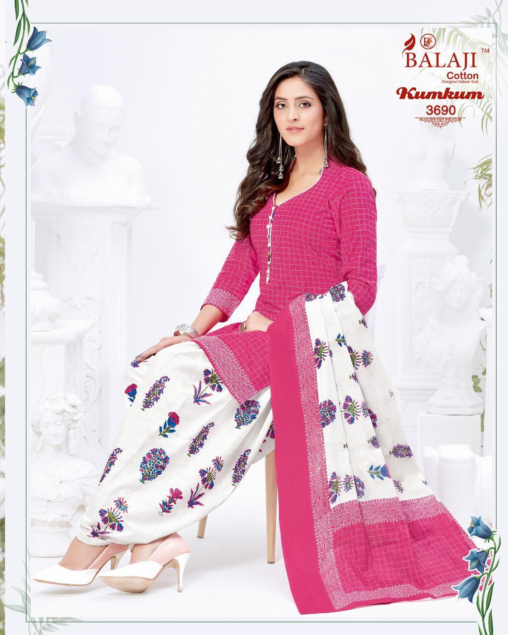 Balaji Cotton Kum Kum Vol 24 Cotton Printed Dress Material Catalog