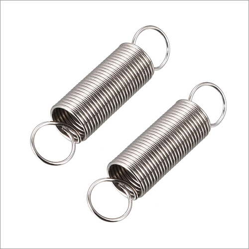 MS Extension Spring - Various Sizes Available, Silver Color | Industrial Usage, Custom Specifications