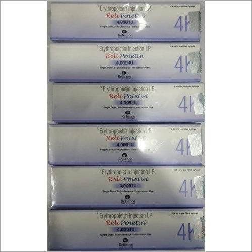 4000 IU Erythropoietin Injection IP