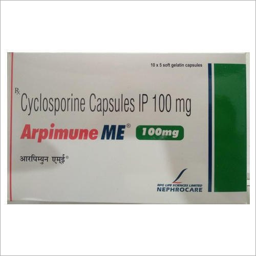 100 mg Cyclosporine Capsules IP