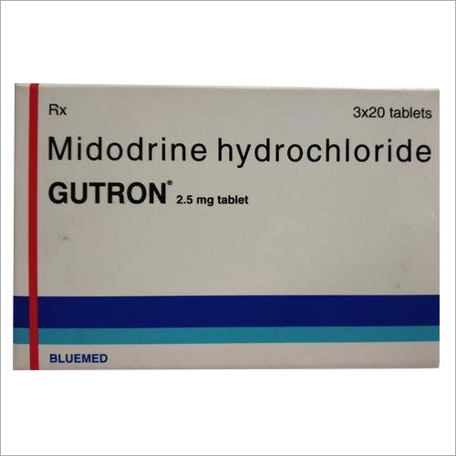 2.5mg Midodrine Hydrochloride Tablets