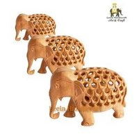 Wooden Decorative Elephant Statue