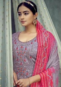 Roli Moli Sarina Pure Glace Cotton With Embroidery Work Dress Material Catalog