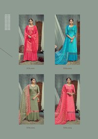 Roli Moli Sarina Pure Glace Cotton With Embroidery Work Dress Material Catalog