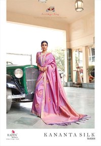 Rajtex Kananta Banarasi Silk Party Wear Printed Saree Catalog