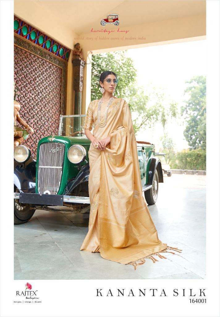 Rajtex Kananta Banarasi Silk Party Wear Printed Saree Catalog