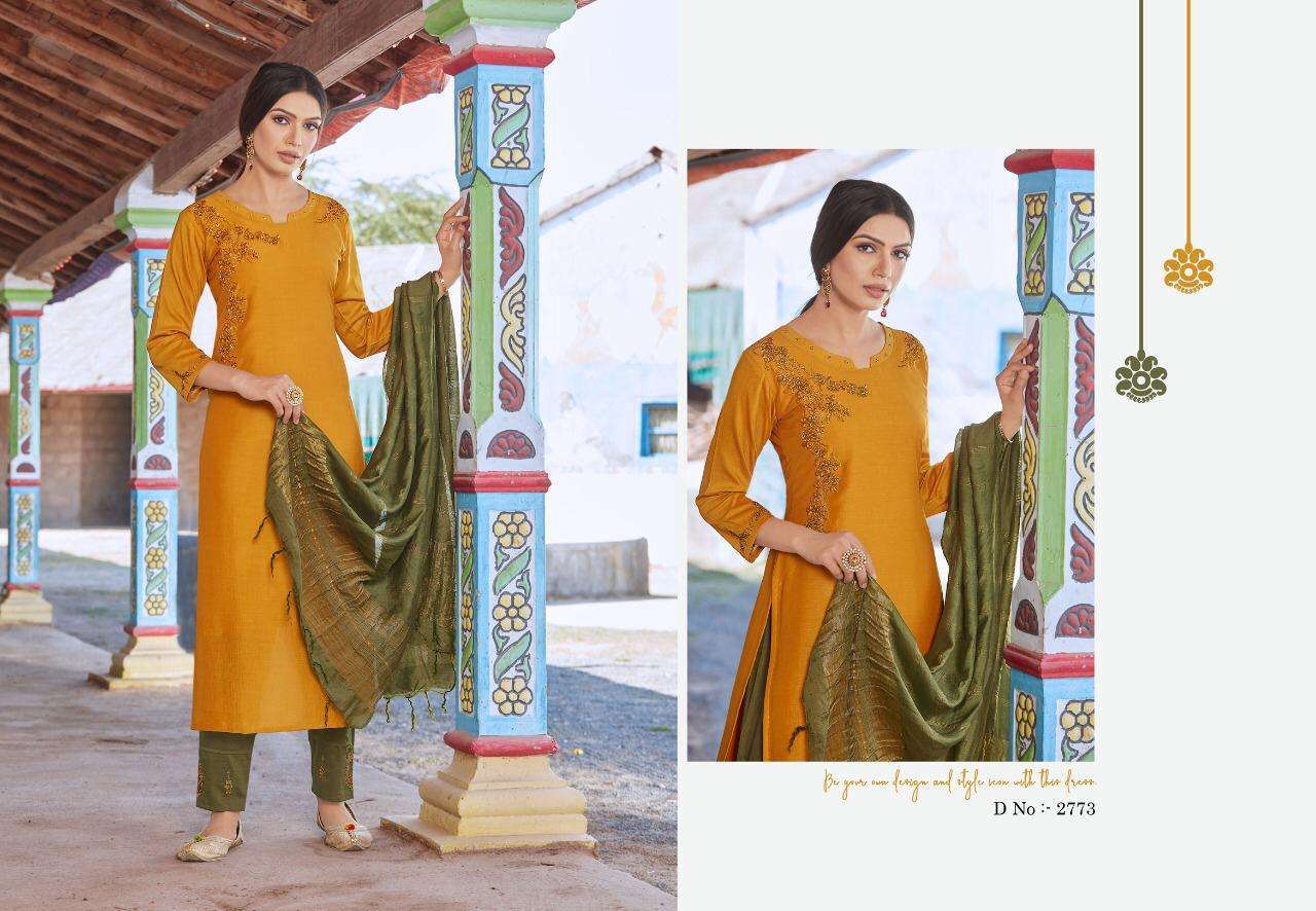 Rangoon Foram Chinon With Work Readymade Salwar Suit Catalog