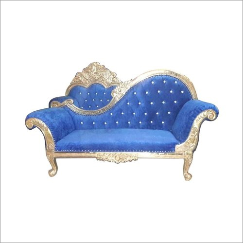 Blue Velvet Wedding Sofa