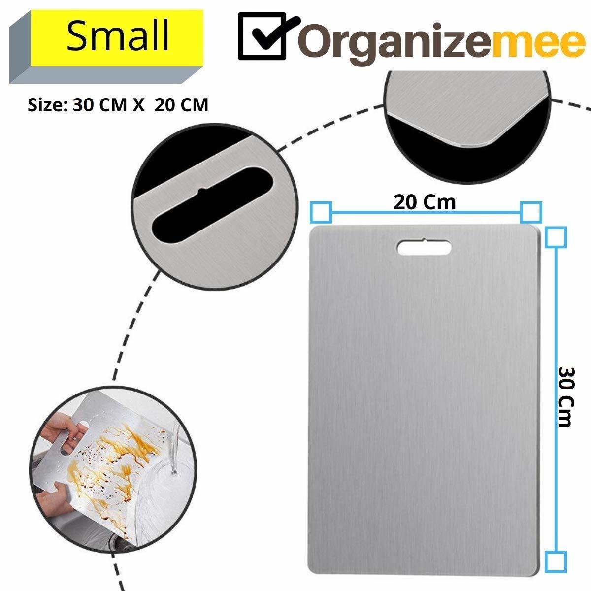 Chopping Board Steel (14.5 * 9.5 Inch)