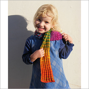 Girls Knitted Stole - Standard Size, Multicolor | Fancy Design for Daily Use with Versatile Styling Options