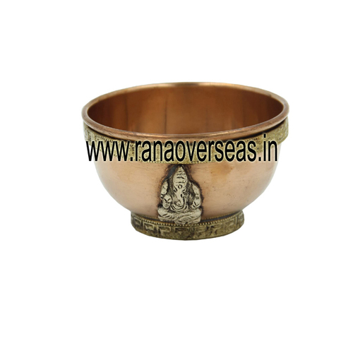 Ganesh Copper Offering Bowl Incense Burner