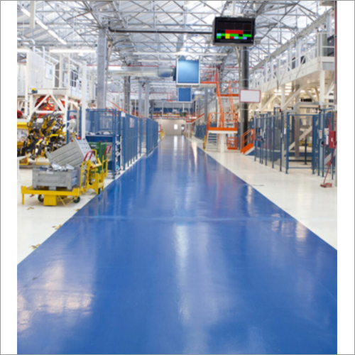 Blue Industrial Pu Floor Coating
