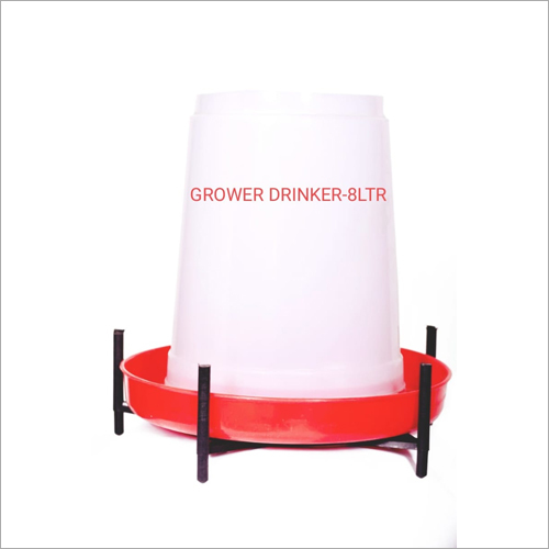 Plastic 8 Ltr Grower Drinker