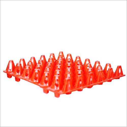 Red Plastic Egg Tray