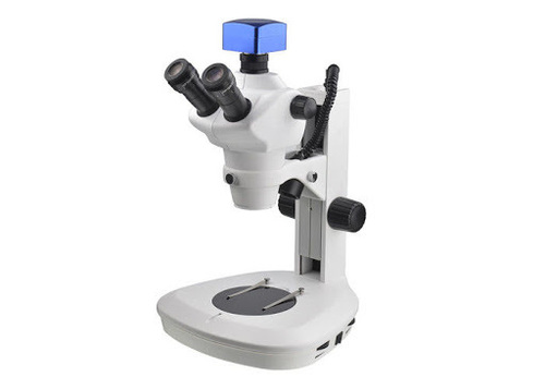 Trinocular Stereo Zoom Microscope - 6.3x to 50x Magnification Range | Enhanced 3D Imaging for Medical, Forestry, Zoology and Precision Repair