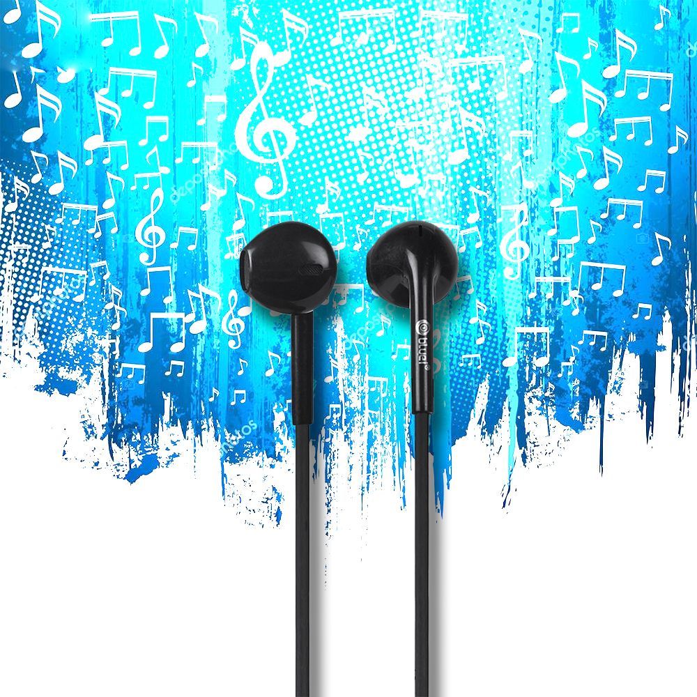 Bluei Badass 3.5mm Jack Superior Sound Stereo Earphone