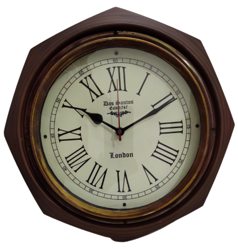 Wooden Vintage Wall Clock For Home