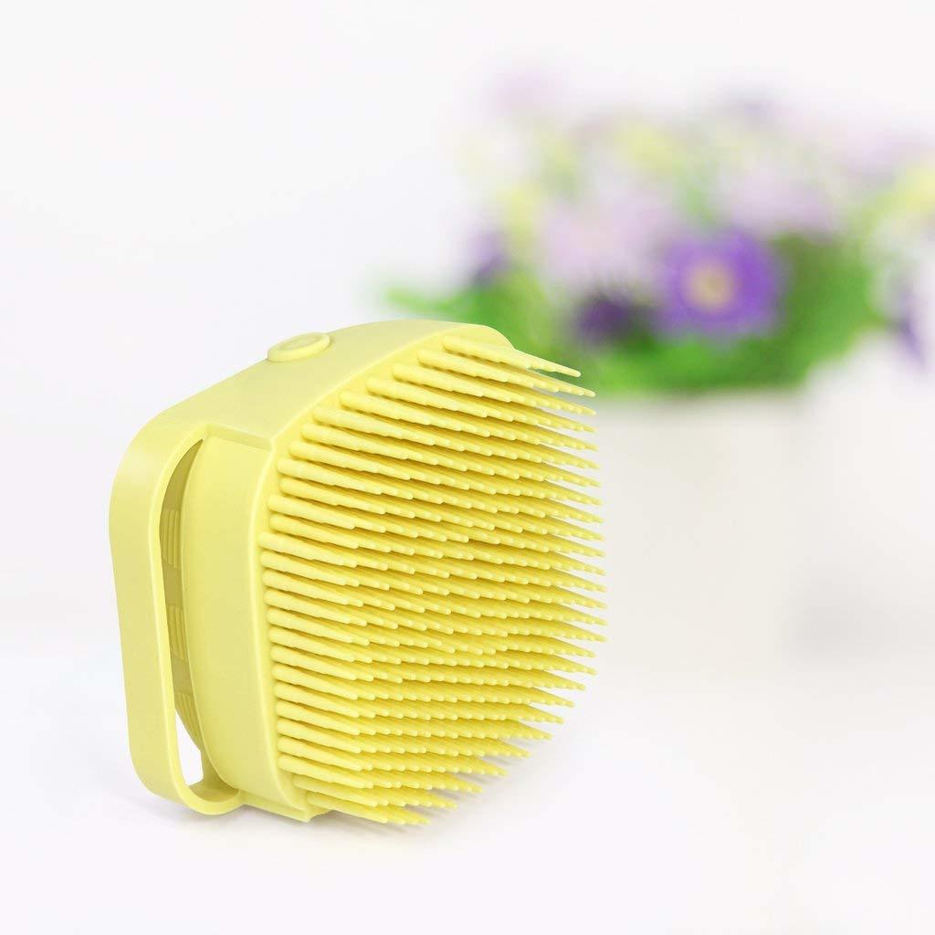 Silicone Massage Bath Body Brush Soft Bristle With Shampoo
