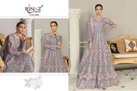 Rinaz Fashion Rim Zim Vol 5 Butterfly Net With Work Pakistani Suit Catalog