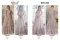 Rinaz Fashion Rim Zim Vol 5 Butterfly Net With Work Pakistani Suit Catalog