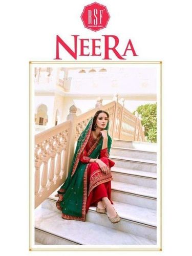 Rsf Neera Silk With Work Designer Salwar Suit Catalog