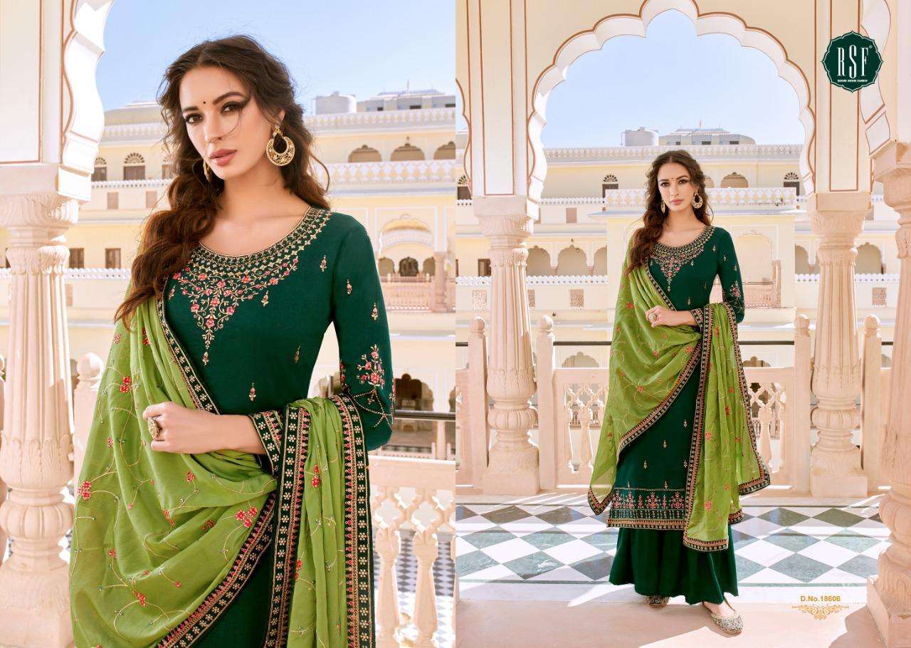 Rsf Neera Silk With Work Designer Salwar Suit Catalog