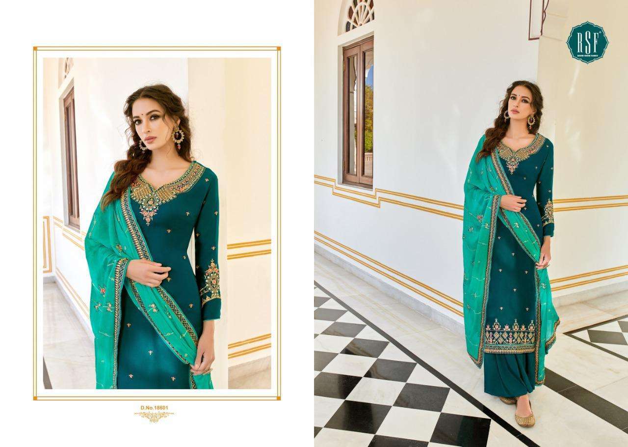 Rsf Neera Silk With Work Designer Salwar Suit Catalog