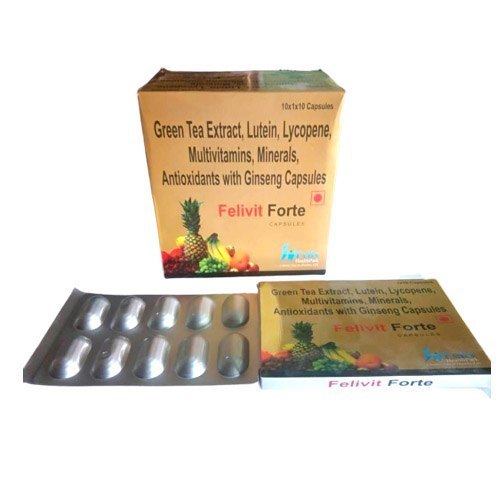 Green Tea Ext. Lutein Lycopene Multivit. Mineral Antioxidants With Ginseng Cap
