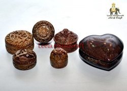 Soapstone Carved Boxes