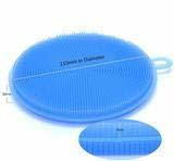 Silicone Dish Scrubber Sponge Mildew Free, Non Stick,