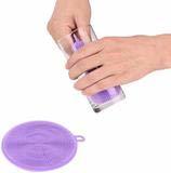 Silicone Dish Scrubber Sponge Mildew Free, Non Stick,
