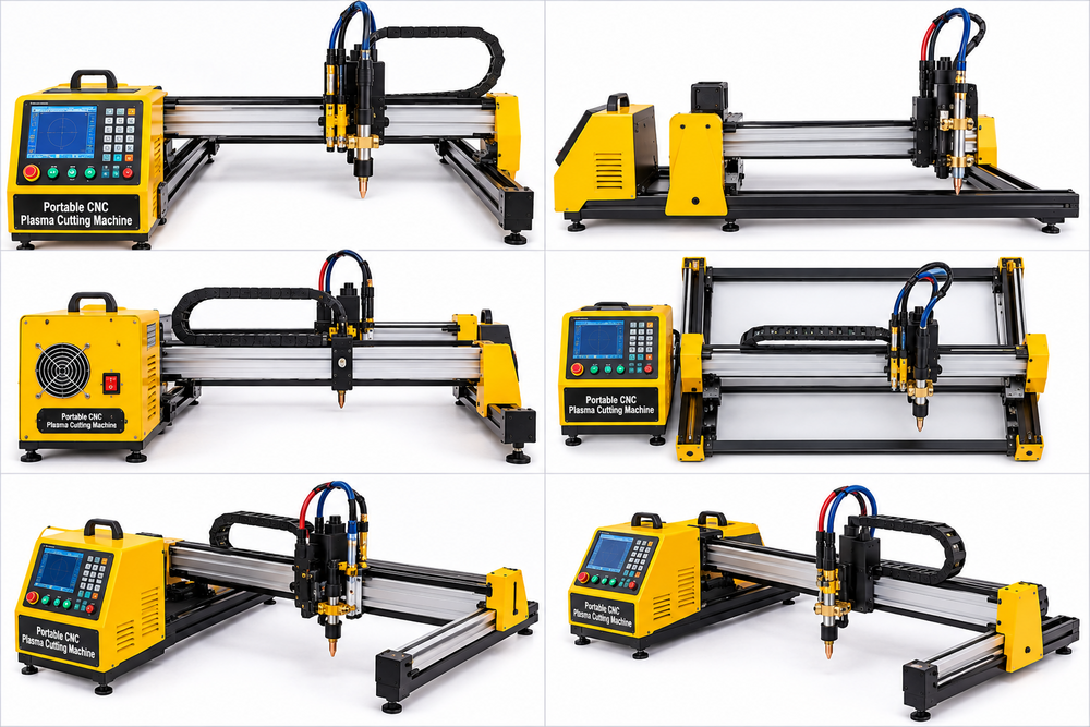Portable CNC Plasma Cutting Machine - Electric Drive, PLC Control | Full Automatic, 1-Year Warranty, Computerized Operation