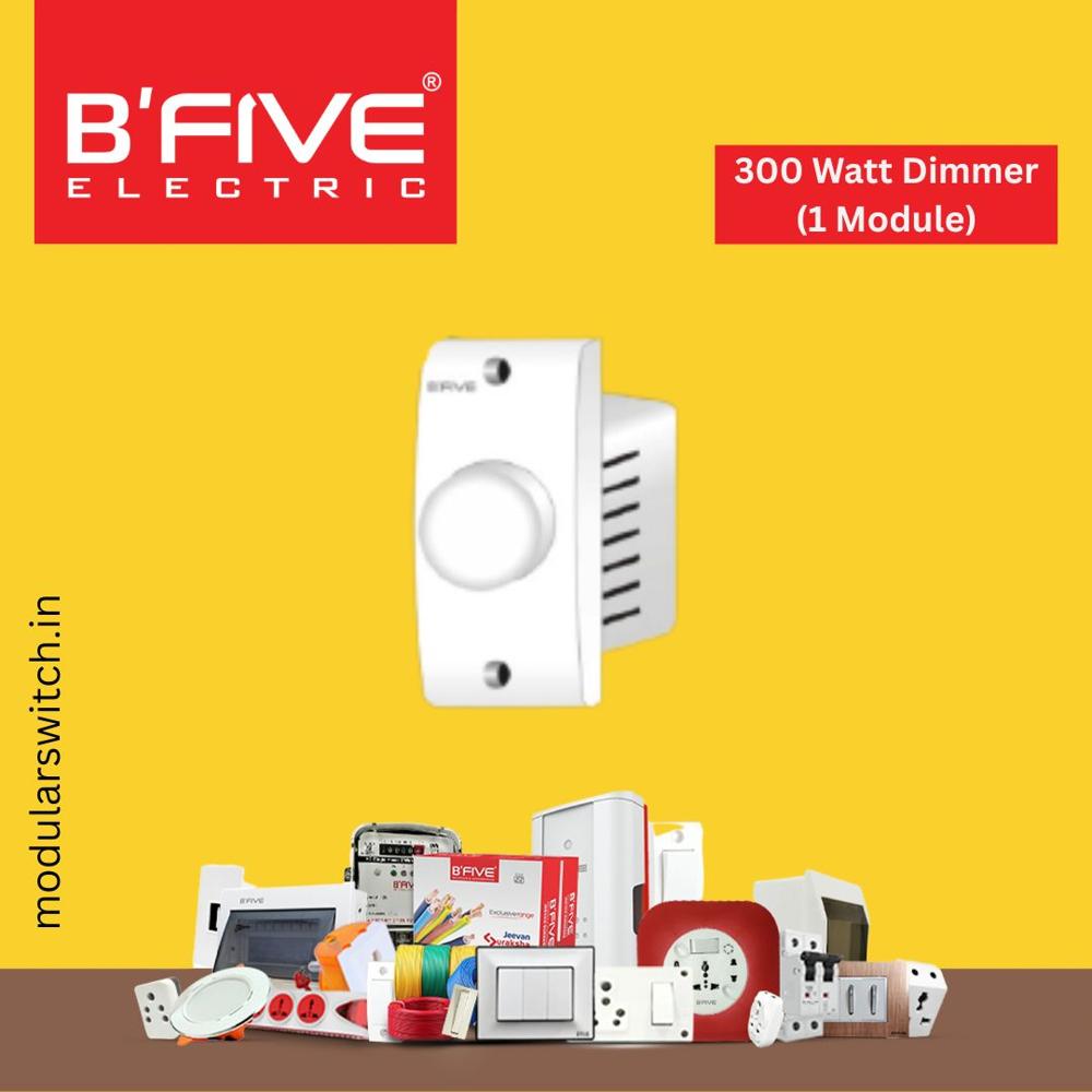 300 Watt Dimmer (1 Module) - Color: White