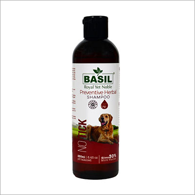 Basil Paraben Free Herbal No Tick Shampoo