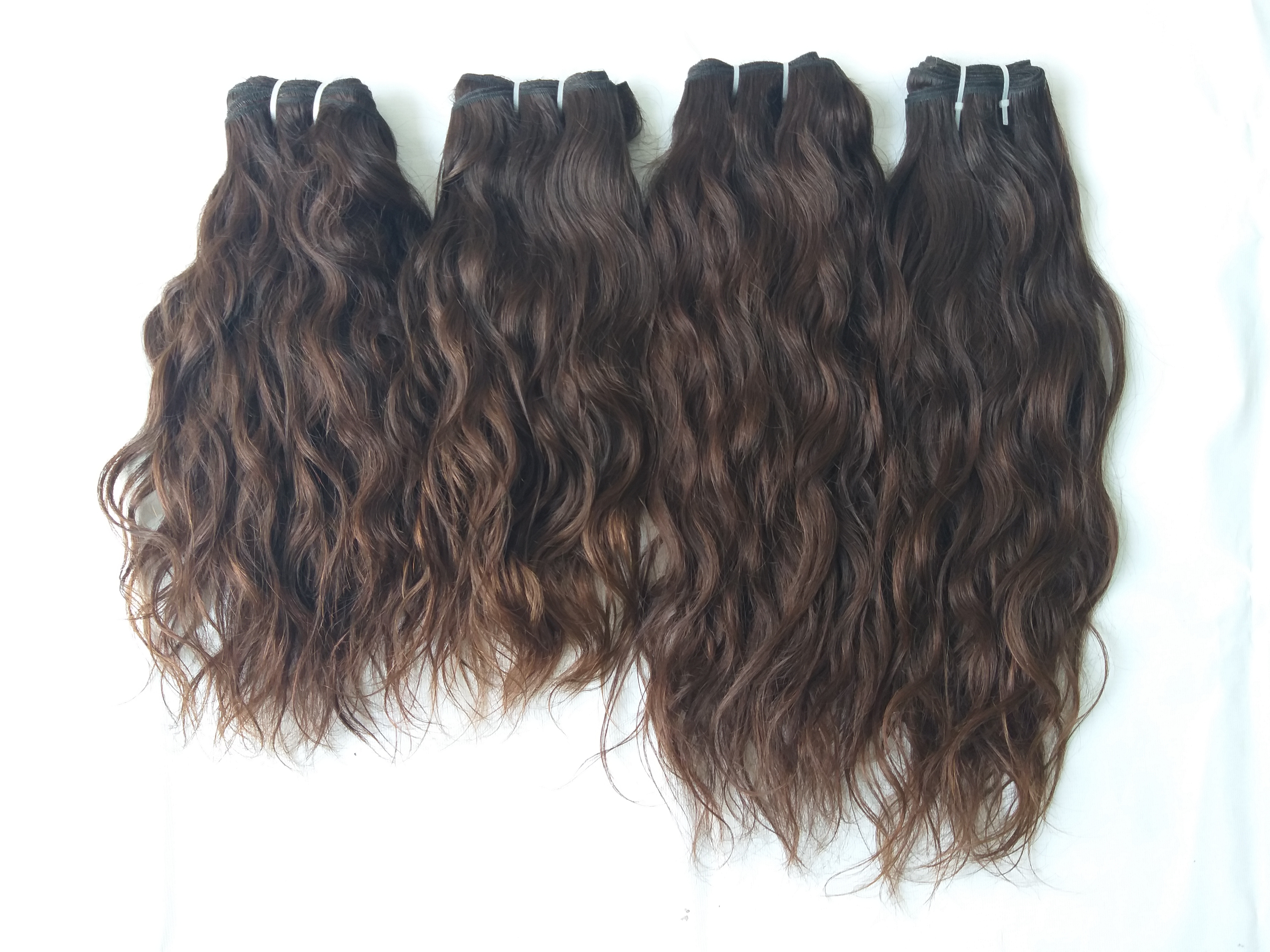 Raw Unprocessed Indian Wavy Human best hair extensions