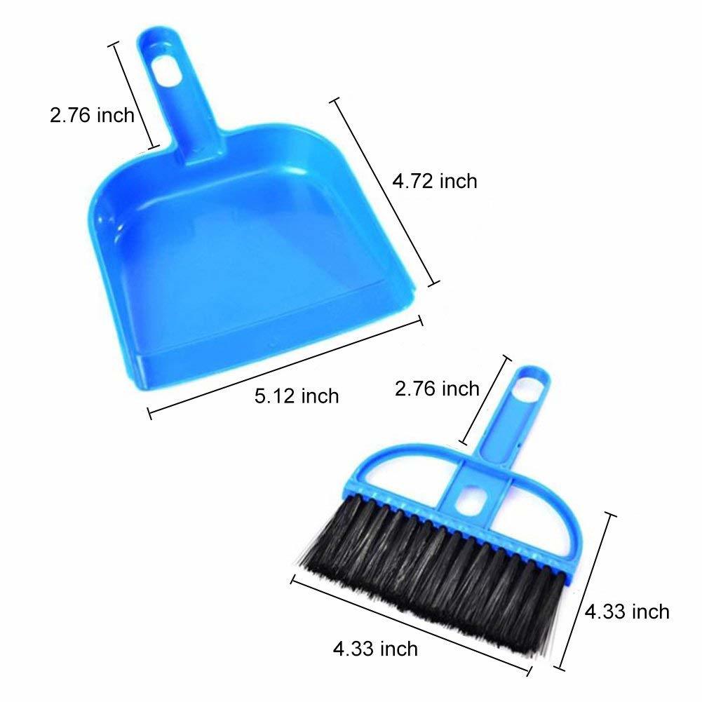 Mini Dustpan with Brush Broom Set for Multipurpose Cleaning