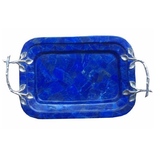 Lapis Lazuli Trays By MUGHAL INLAY ART